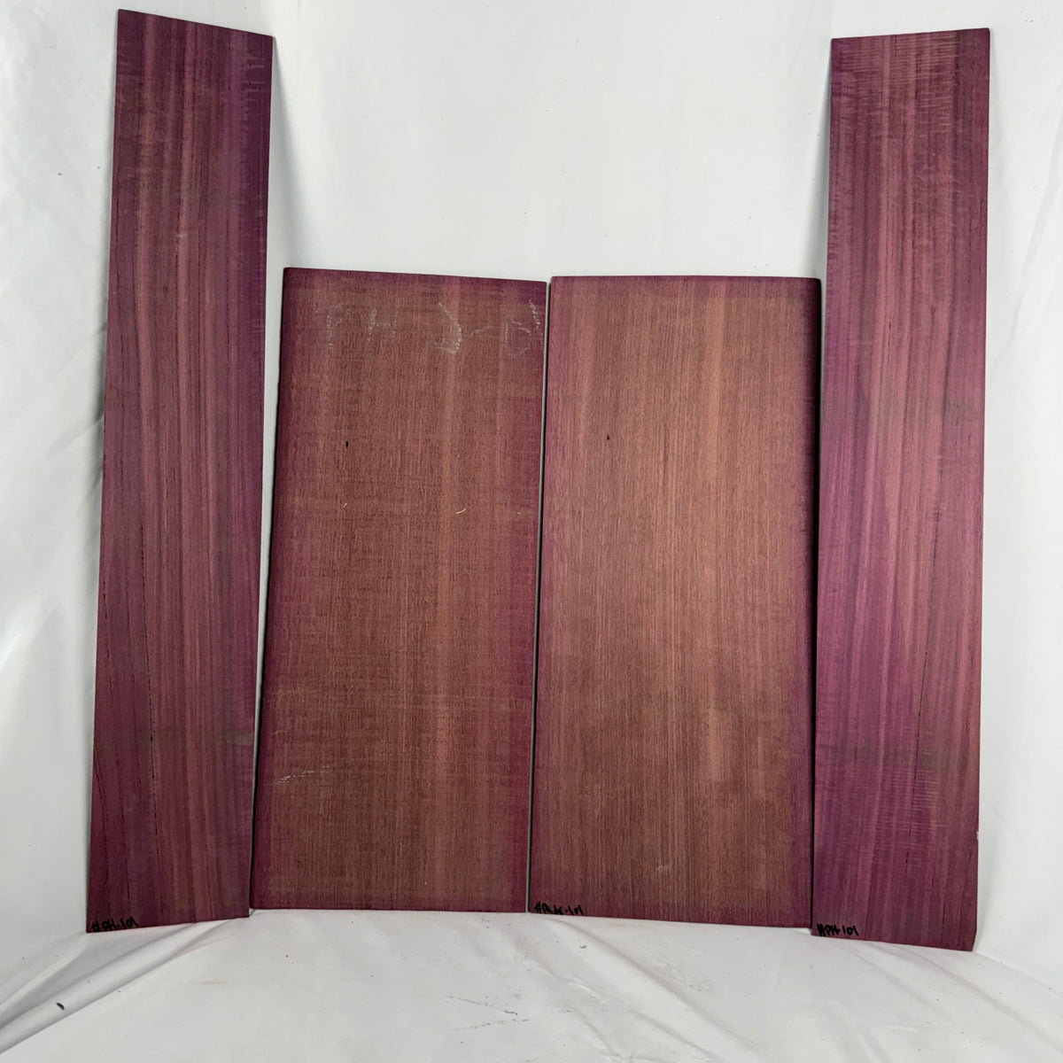 Dos & éclisses en purpleheart (#ph-101)