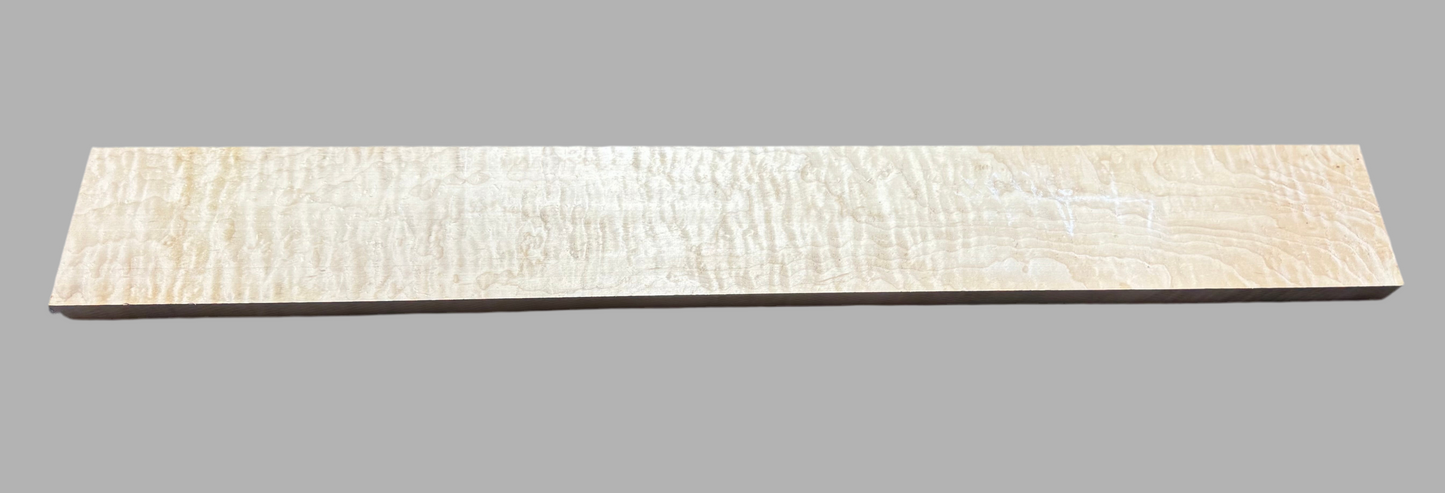Flat cut Curly Hard Maple Neck (#elg-427)