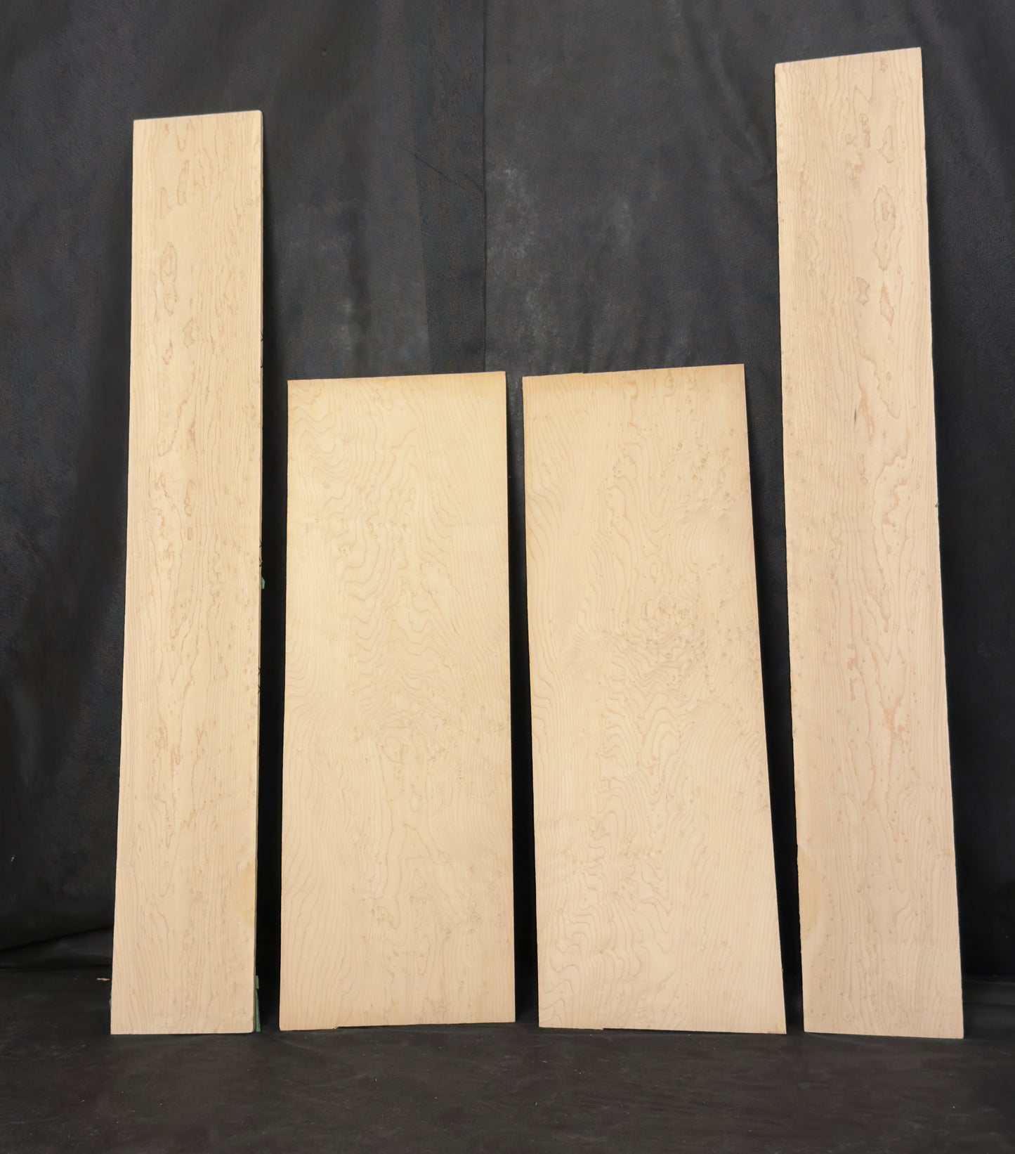 Sanded Birdseye Maple back and sides (#bm-106)