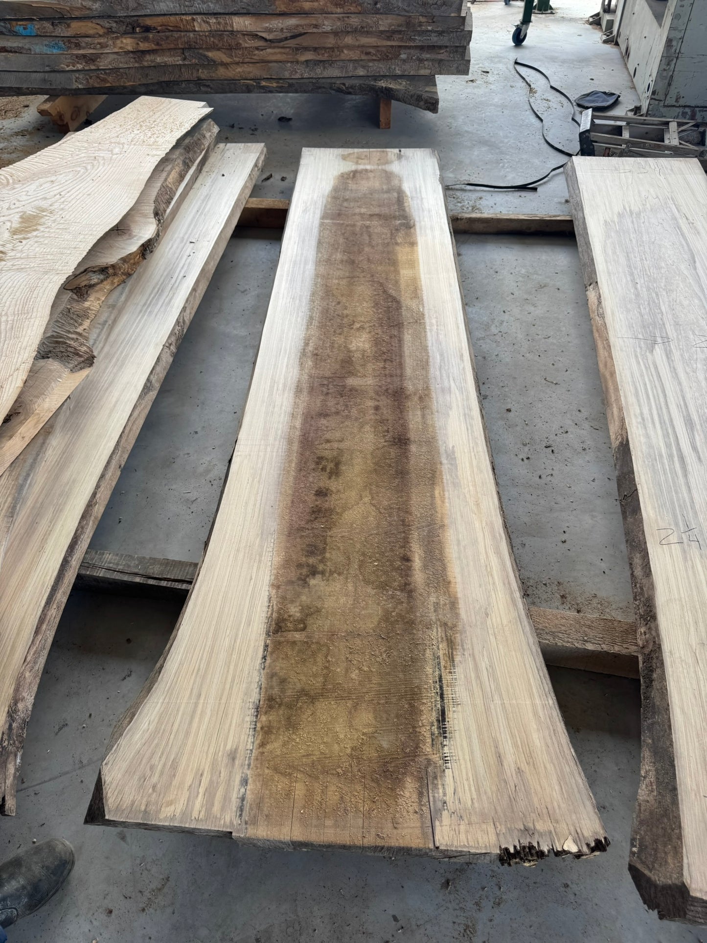 Planed KD Tulip poplar Live edge Lumber (#501164)