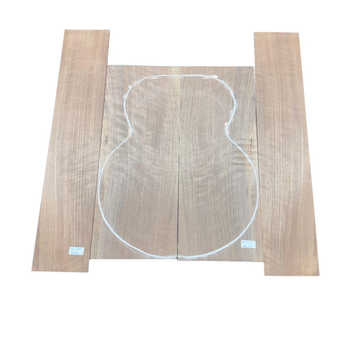 Sanded Curly Black Walnut back and sides (#nnc-69)