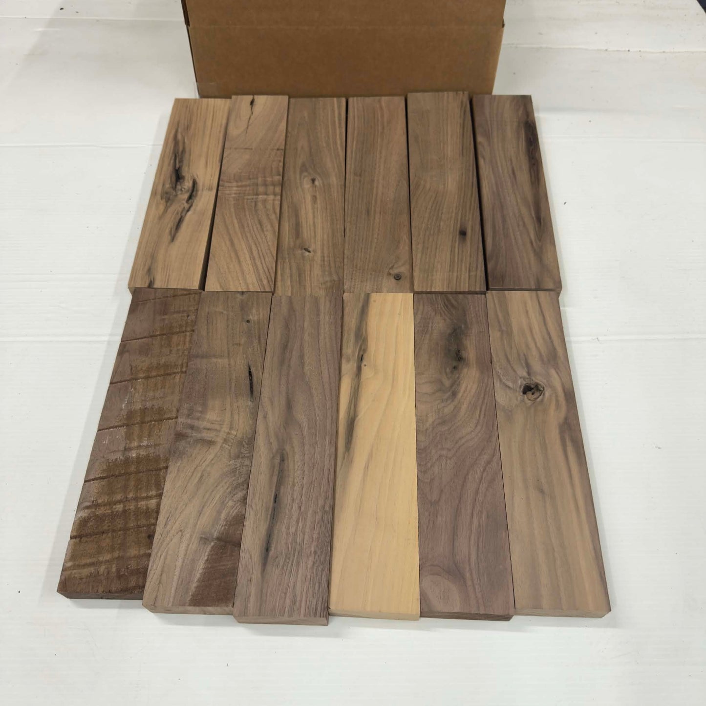 Boites Artisanat Noyer Noir Rustic (#WWB-1)