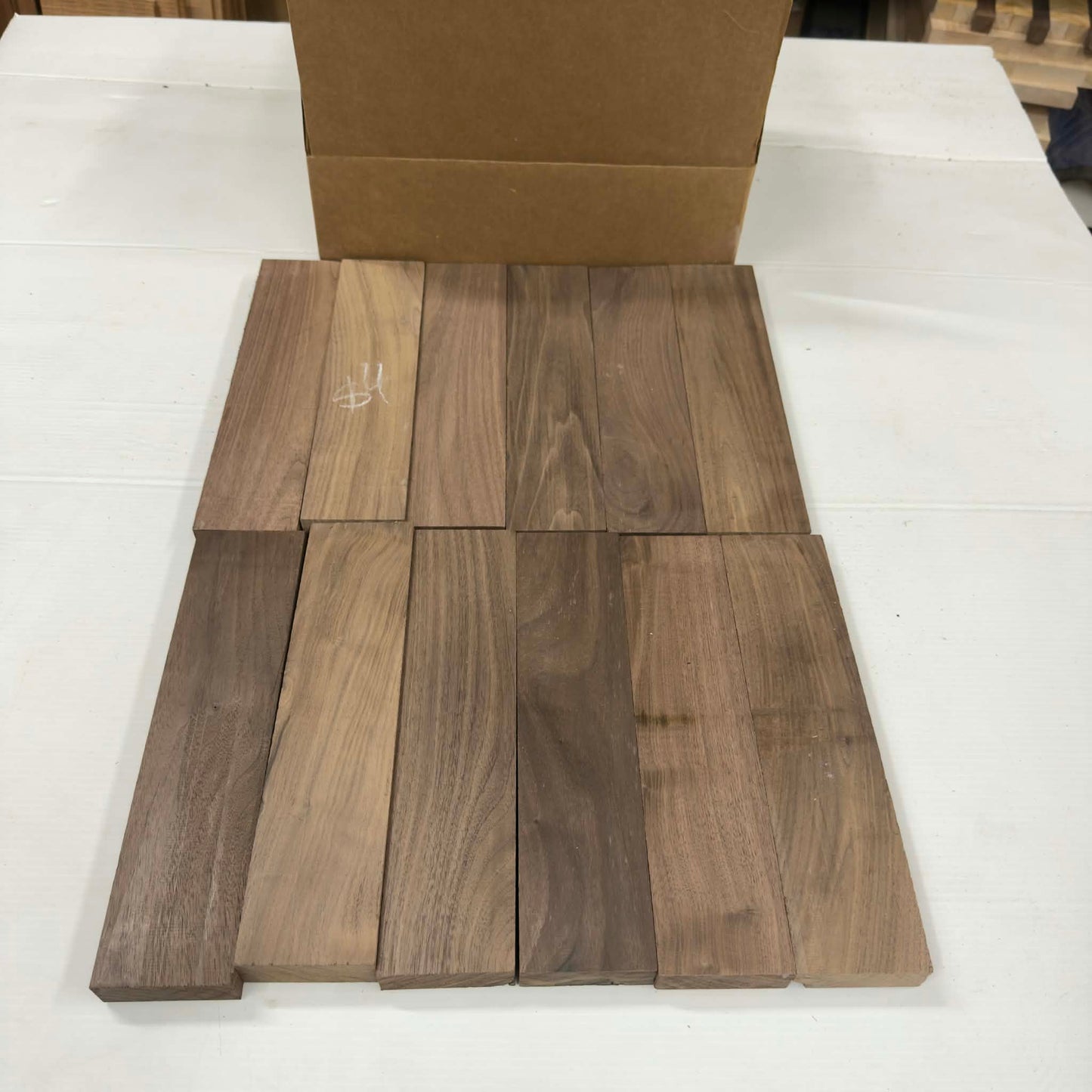 Boites Artisanat Noyer Noir Claire (#WWB-2)