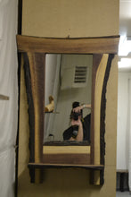Load image into Gallery viewer, Black Walnut live edge mirror (mirr-02)
