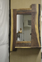Load image into Gallery viewer, Black Walnut live edge mirror (mirr-04)
