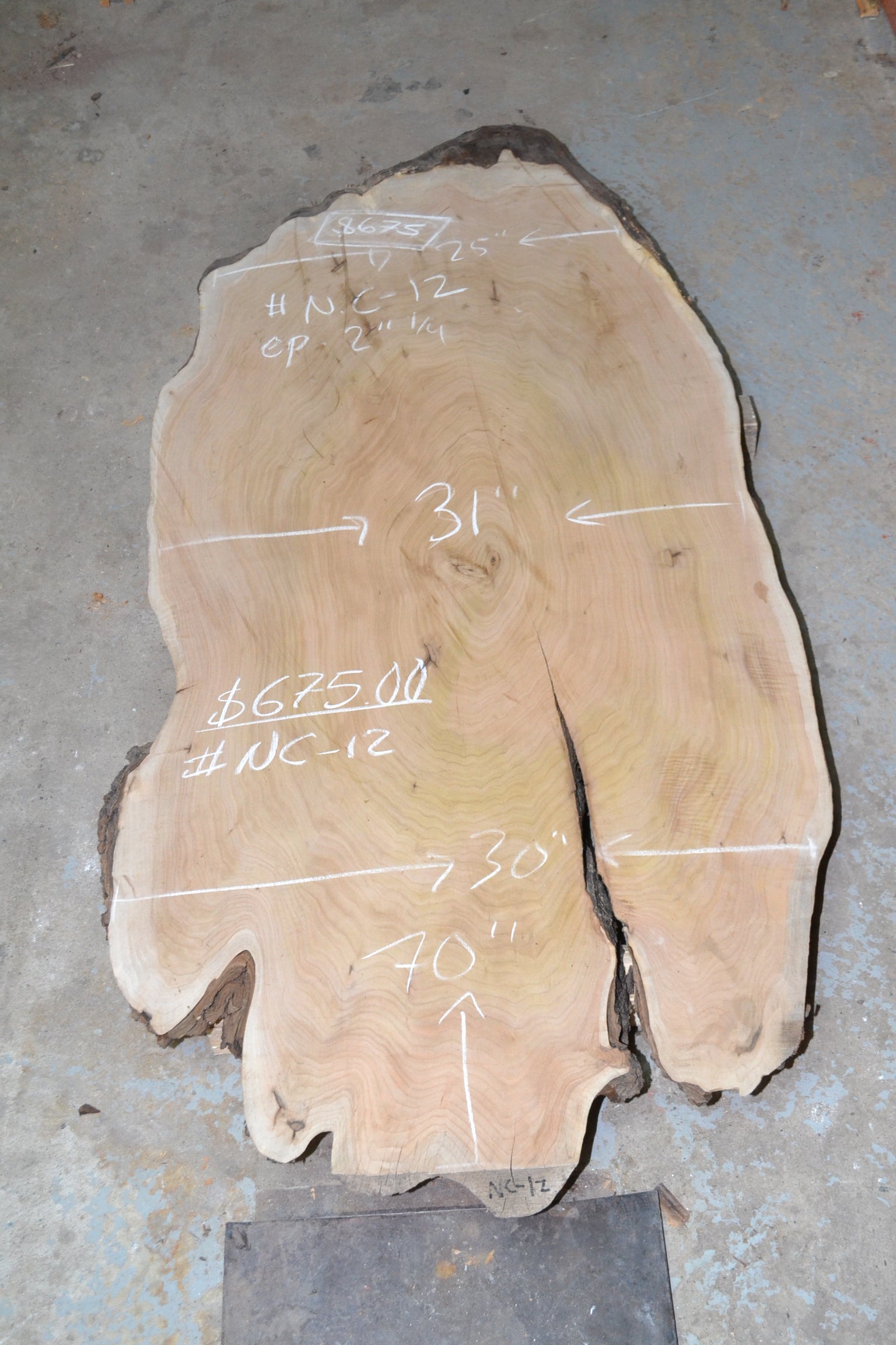 Butternut slabs width ranging from 25'' to 30'' – can-am logs & lumber