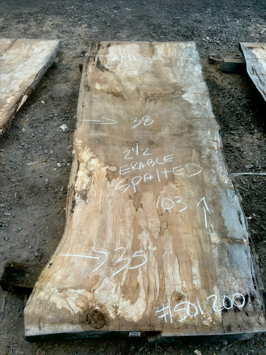 Slab en érable cotti (#501200).Bois séché au four. 