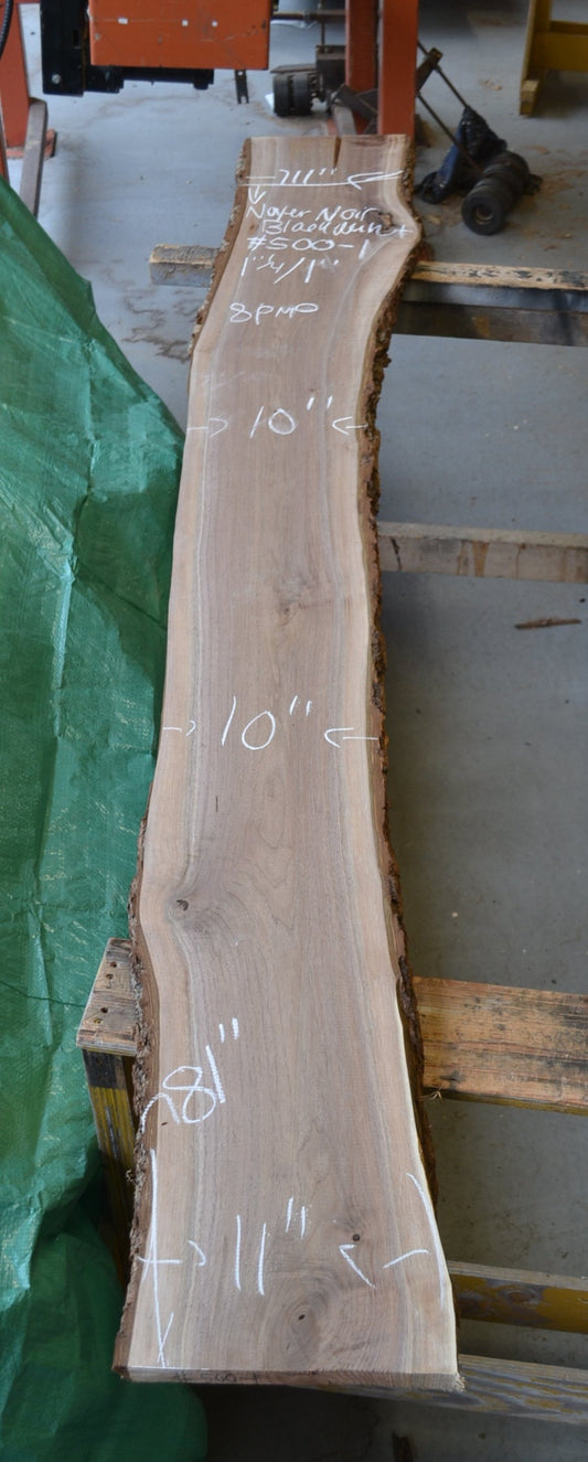 Kiln dried Black Walnut Slab. (#500-1)