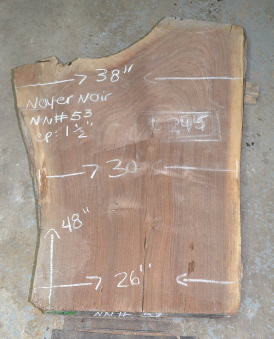 Small Kiln dried Black Walnut Slab (#nn-53)