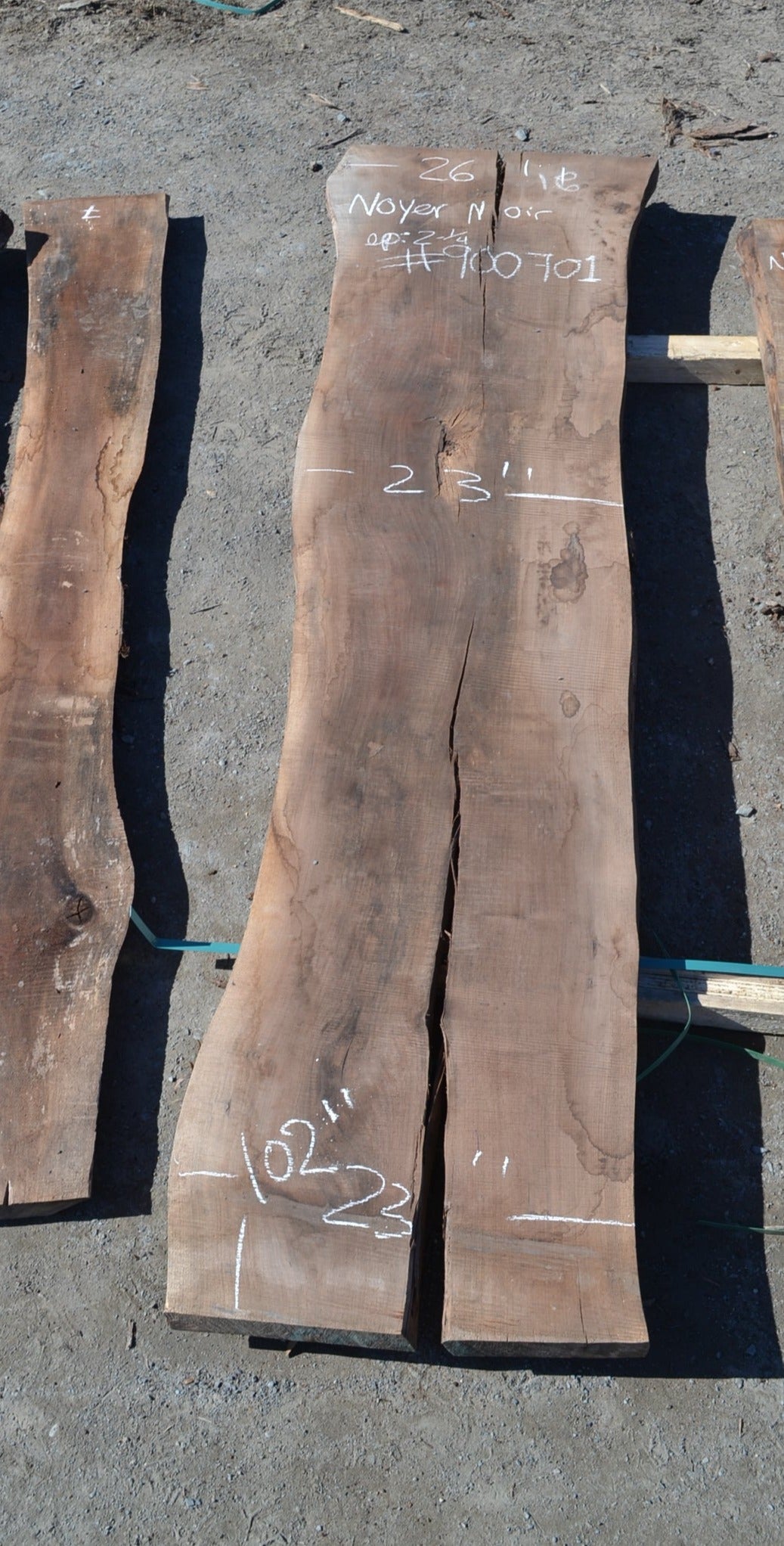 Kiln dried Black Walnut Slab (#900701)