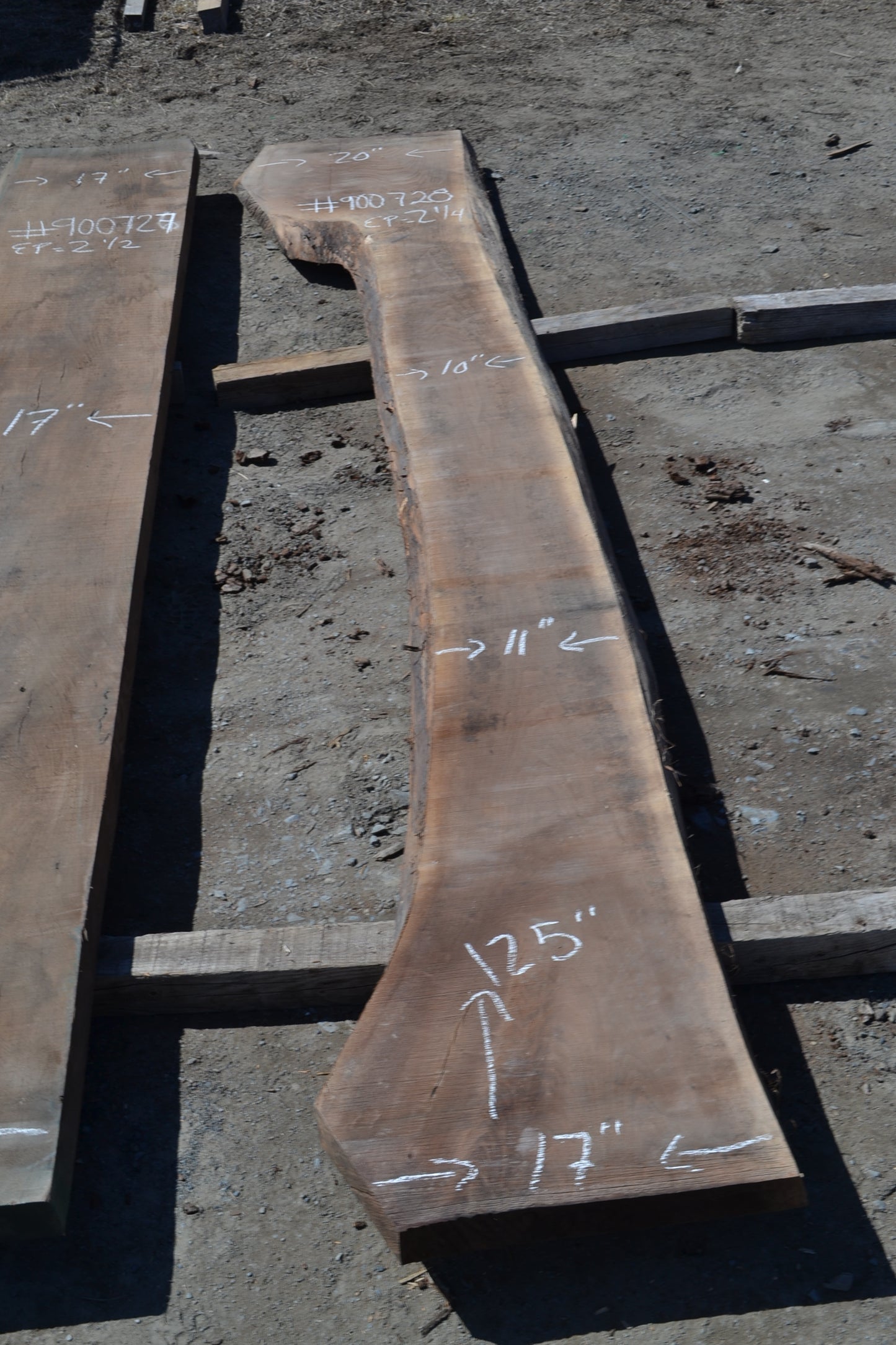 Kiln dried Black Walnut Slab (#900728)