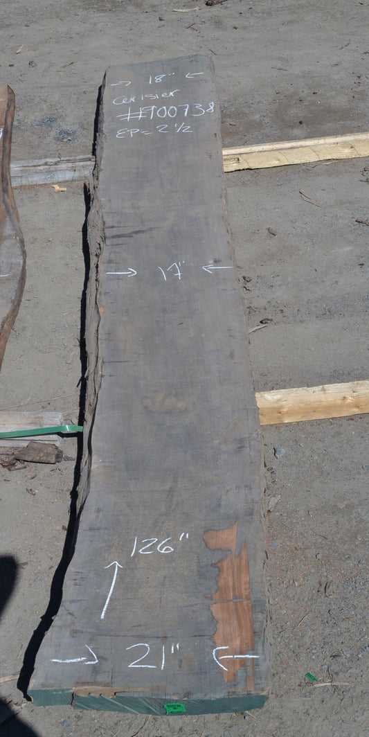 Kiln dried Cherry Slab (#900738)