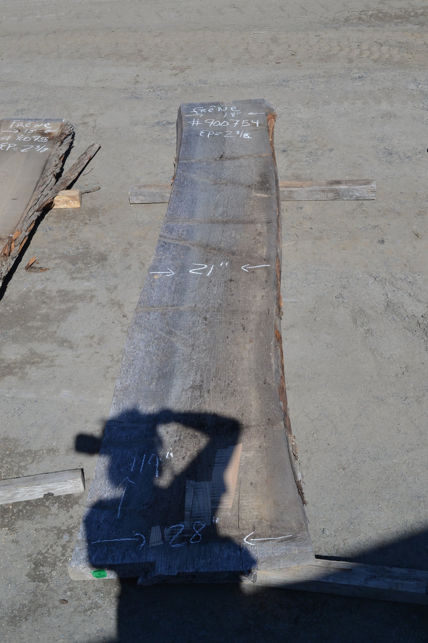 Kiln dried Ash Slab (#900754)