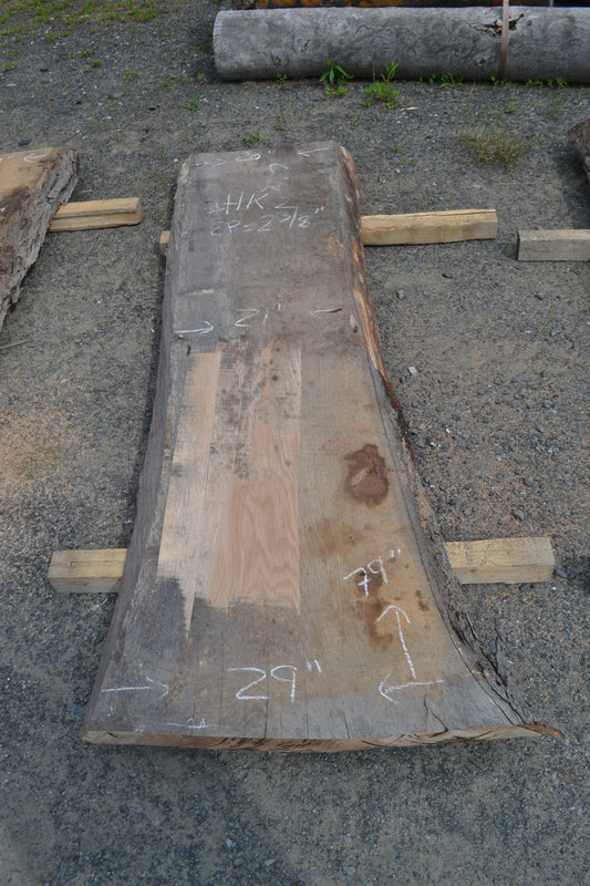 Slab de bois en Hickory . Bois sécher au four. (#HK-2) 