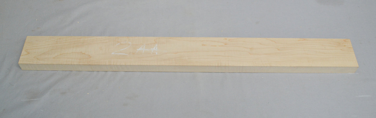 Curly hard maple neck (#elg-444)