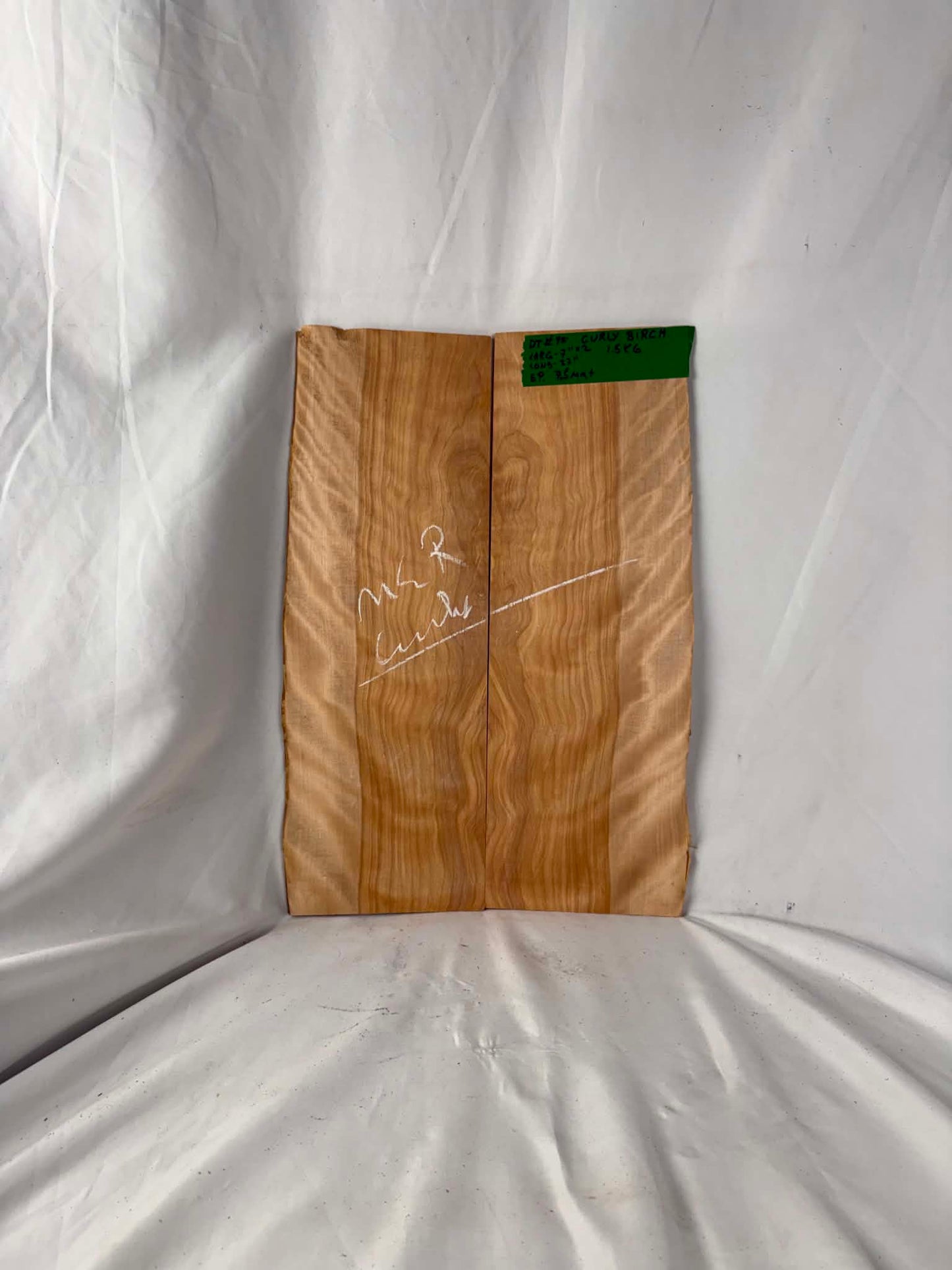 curly yellow birch drop top