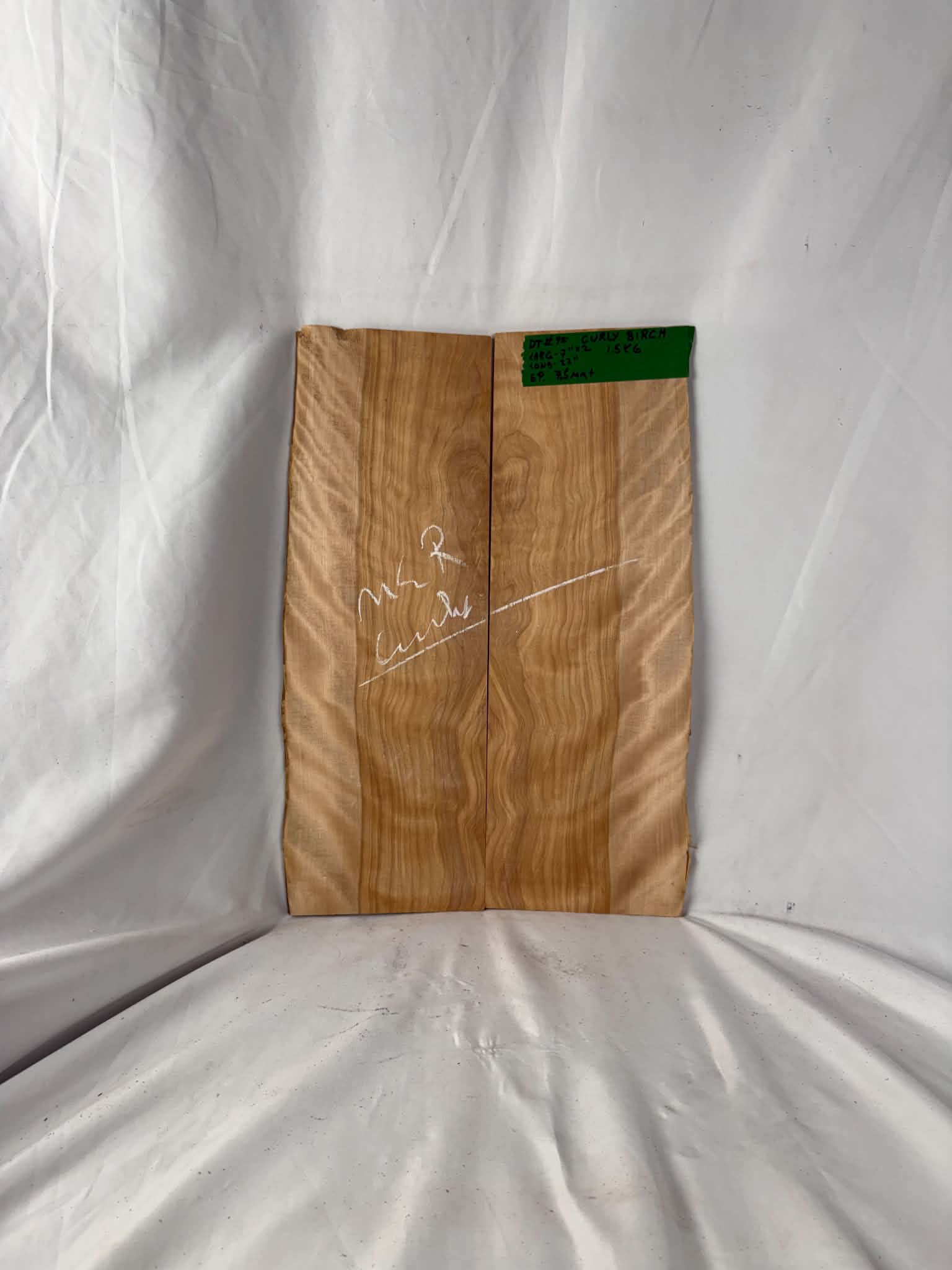 curly yellow birch drop top