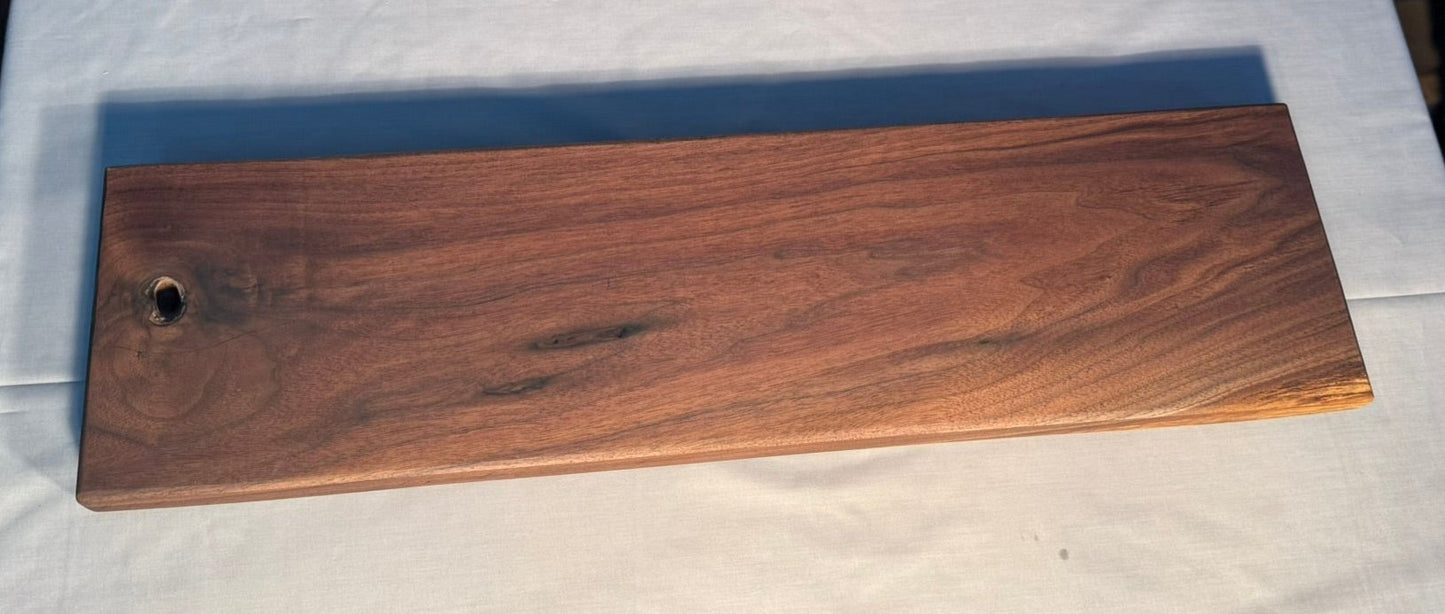 Black Walnut bath caddy (#pb-9)