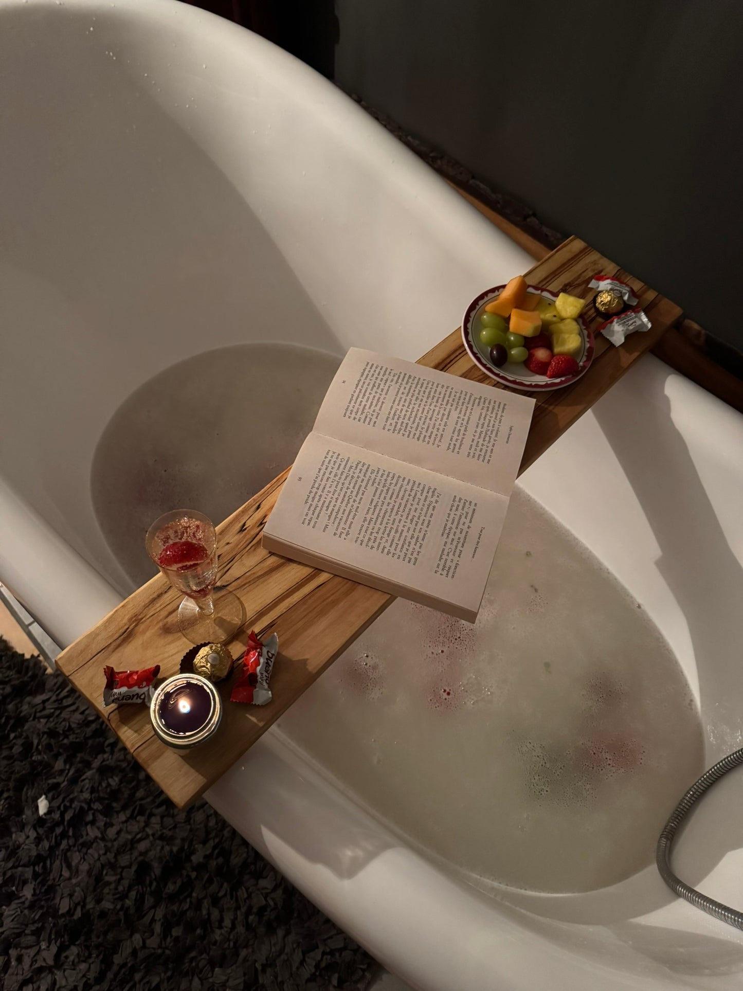 Rustic Spolted Yellow Birch Bath Tray (#pb-4)