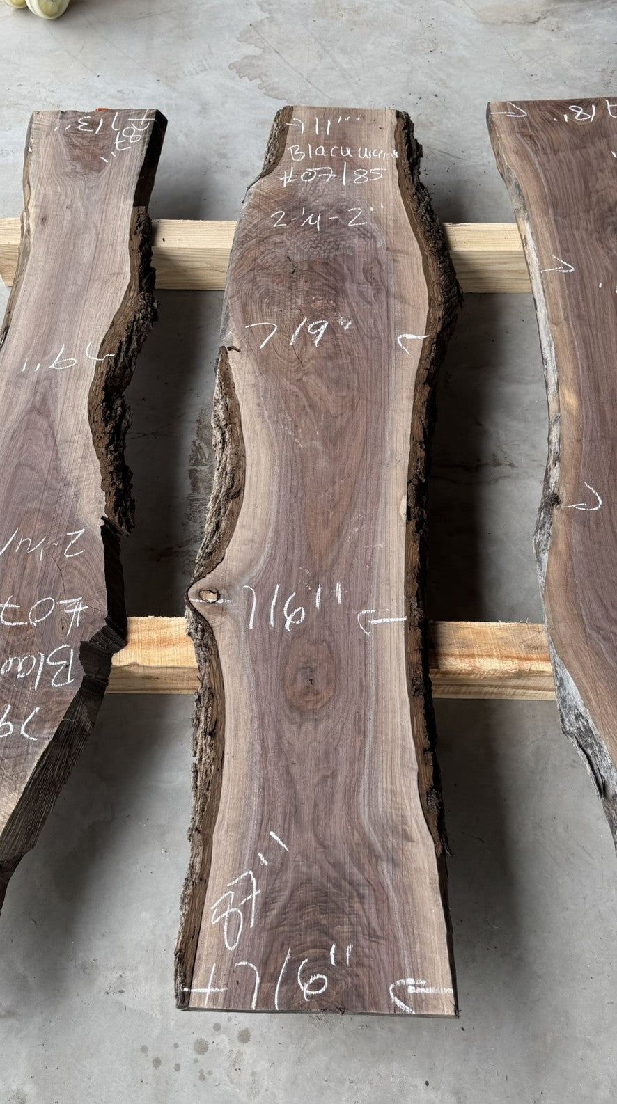 Small planed Black Walnut Liveedge