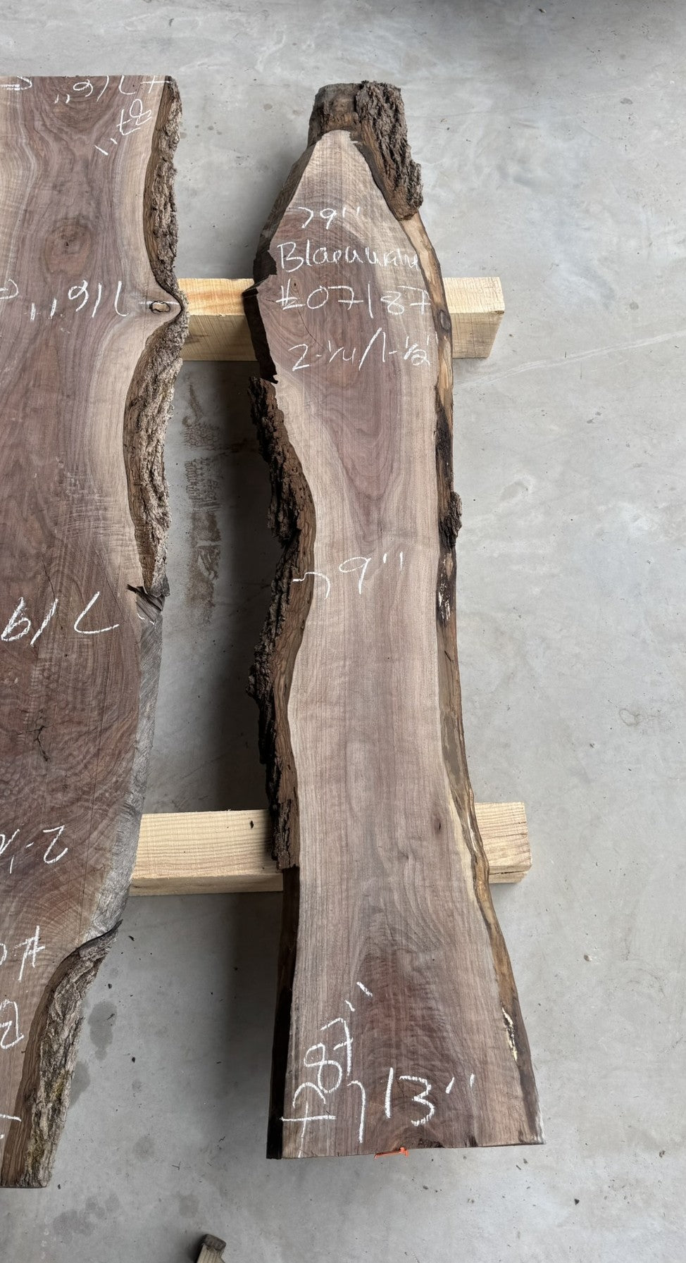 Small planed Black Walnut Liveedge