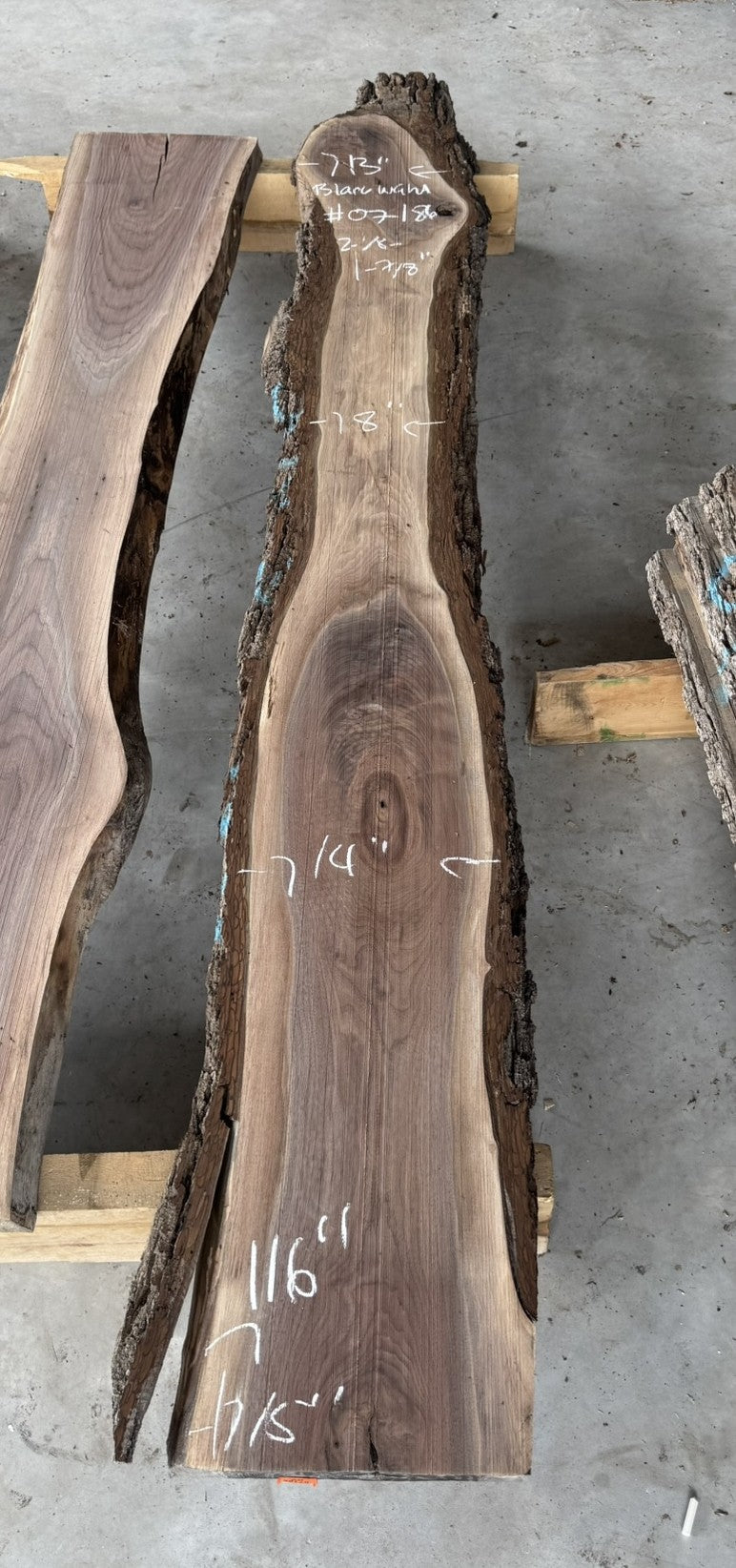 Small planed Black Walnut Liveedge