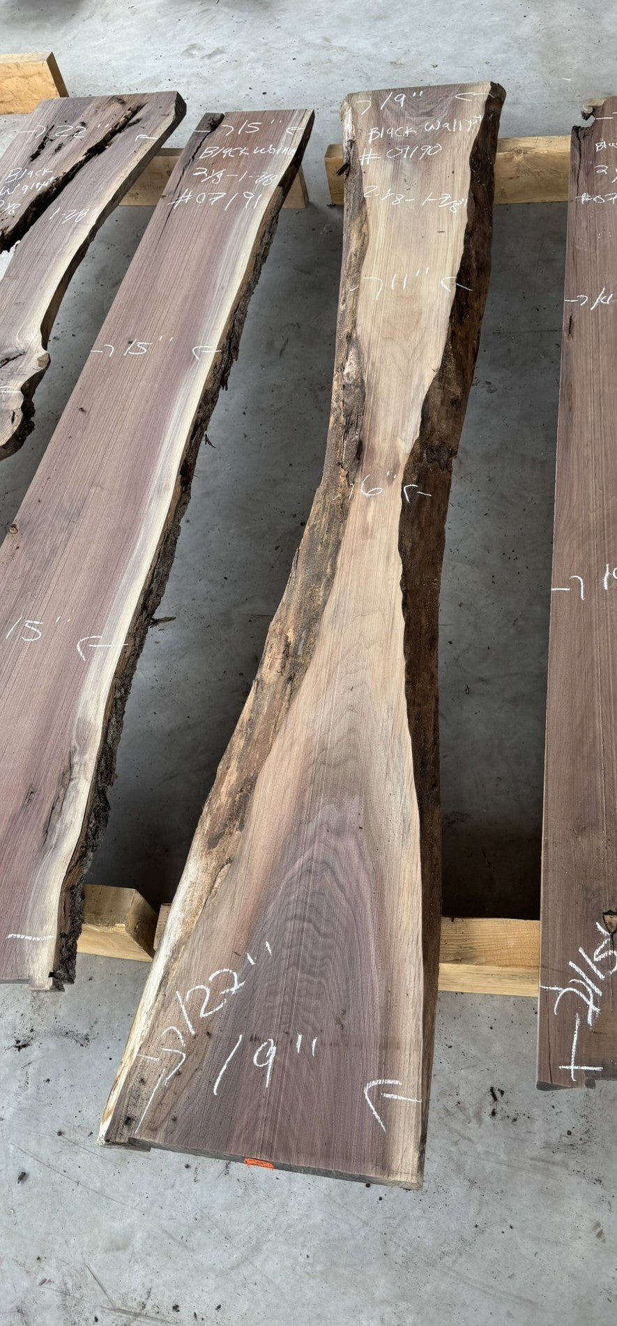 Small planed Black Walnut Liveedge