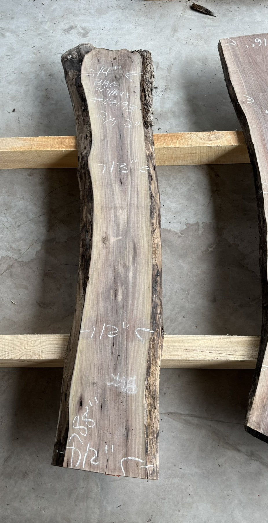 Small planed Black Walnut Liveedge