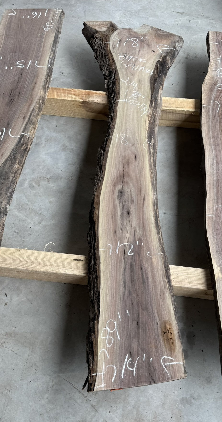 Small planed Black Walnut Liveedge