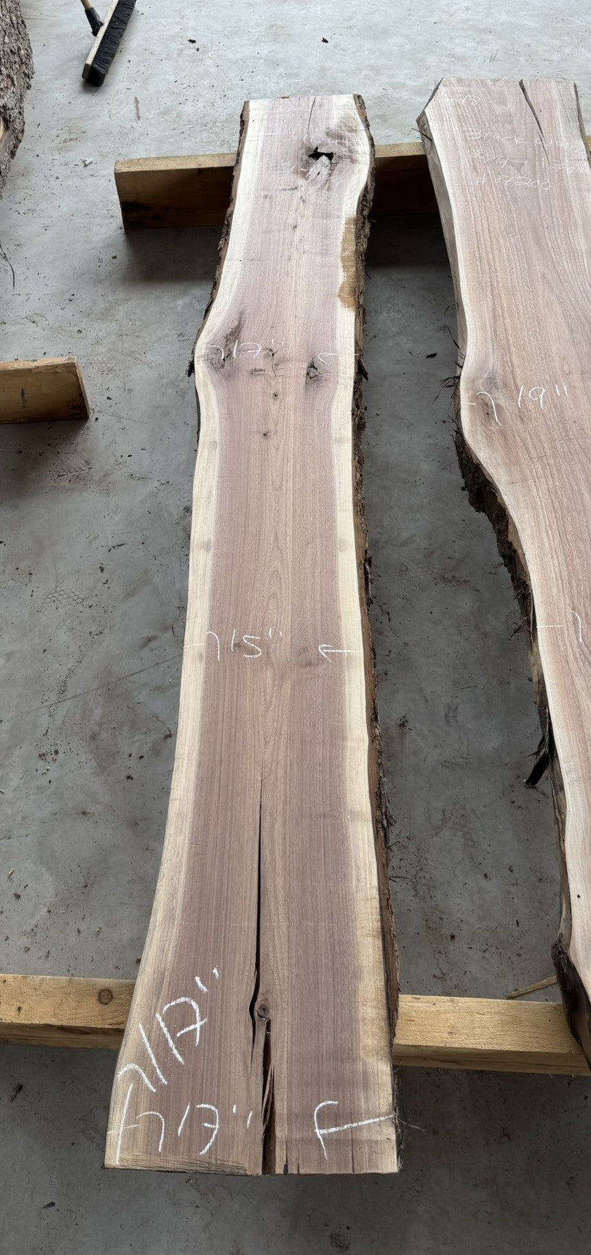 Small planed Black Walnut Liveedge