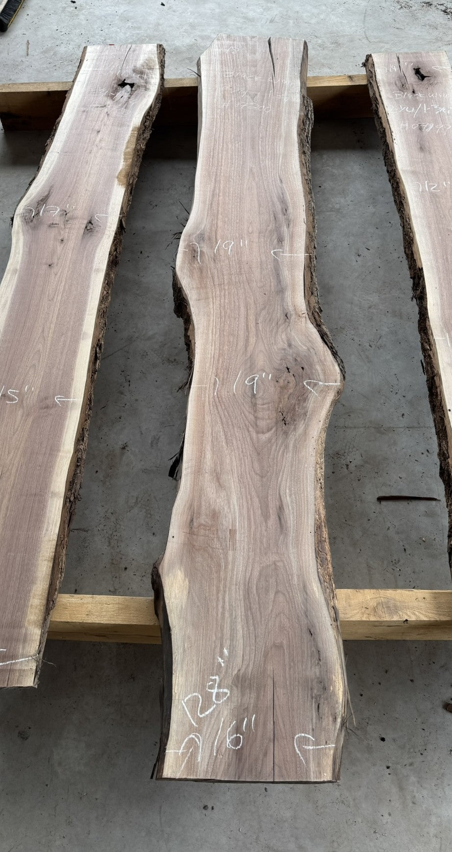 Small planed Black Walnut Liveedge