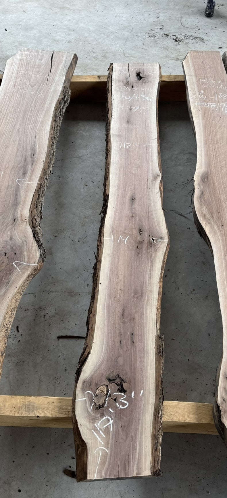 Small planed Black Walnut Liveedge