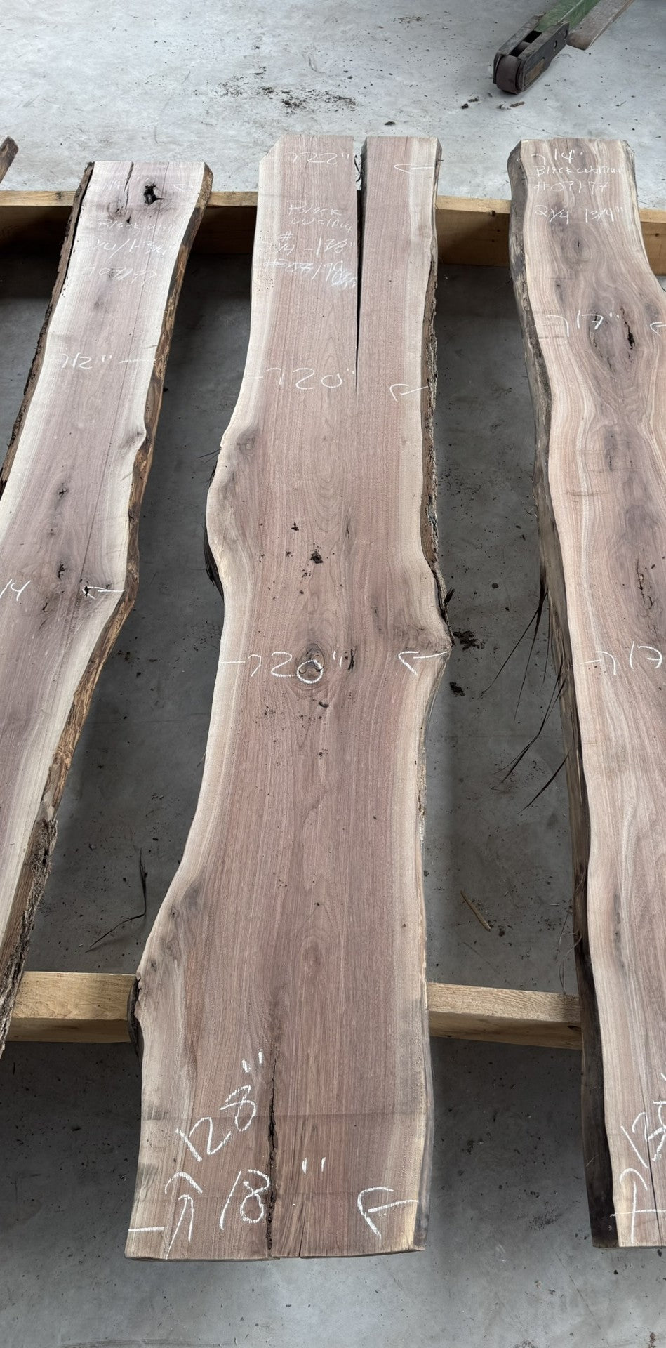 Small planed Black Walnut Liveedge