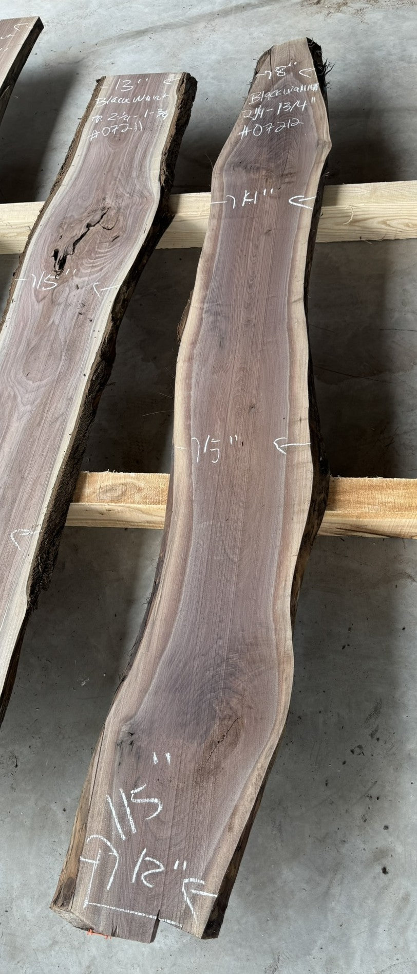 Small planed Black Walnut Liveedge