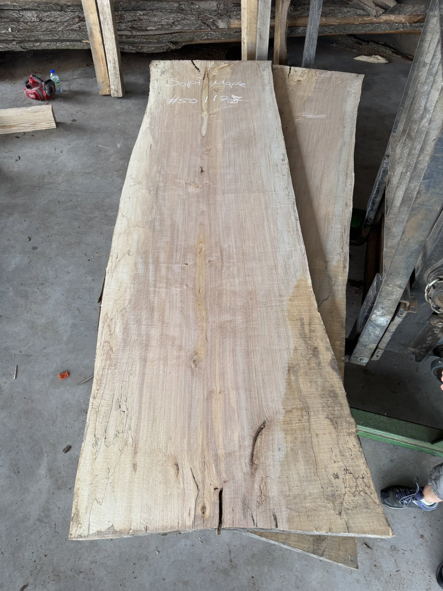 Planed Red Maple Slab KD (#501175)