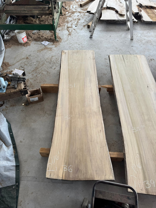 Planed KD Tulip poplar Live edge Lumber (#501257)
