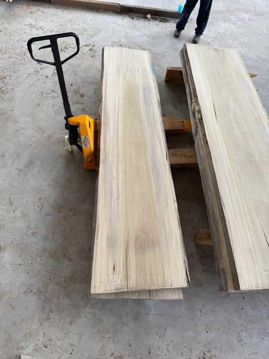 Planed KD Tulip poplar Live edge Lumber (#900233)