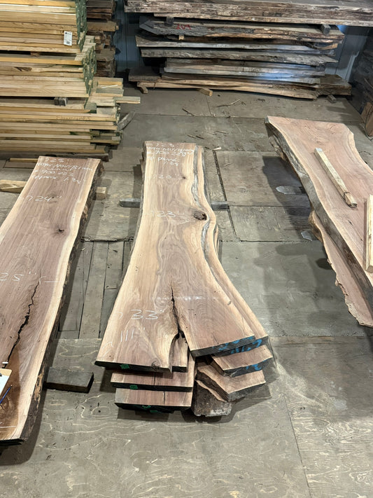 Planed Black Walnut Slab 