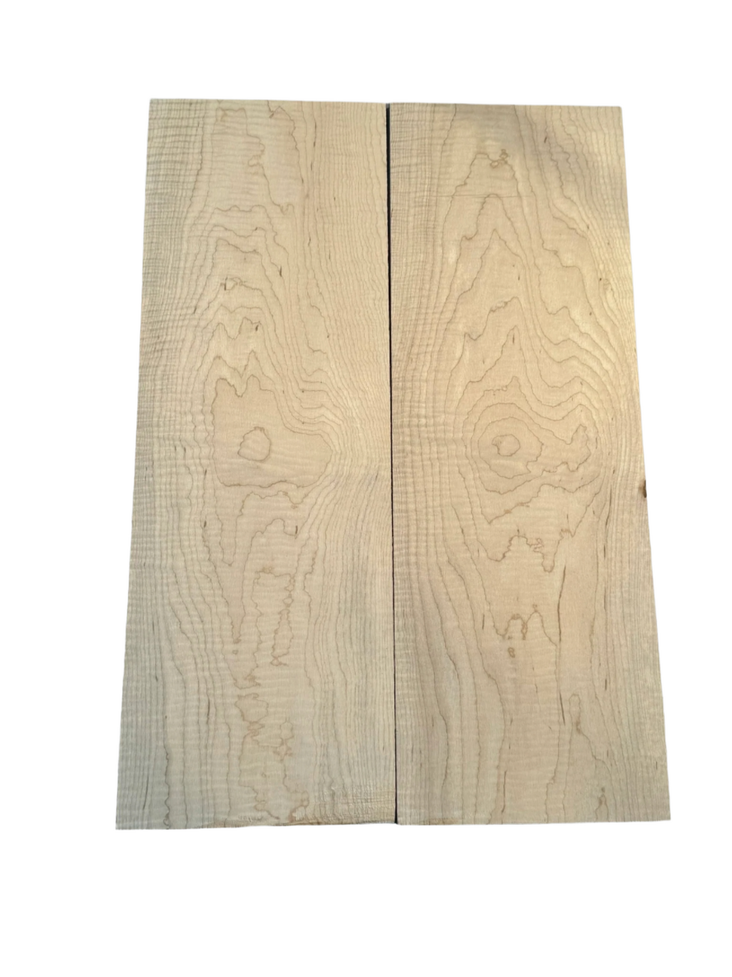 Sanded two piece Curly Maple Drop Top (#dt-2)