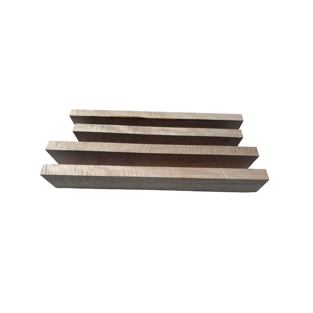 Curly Maple Guitar Neck Blanks – Premium Tonewood Selection