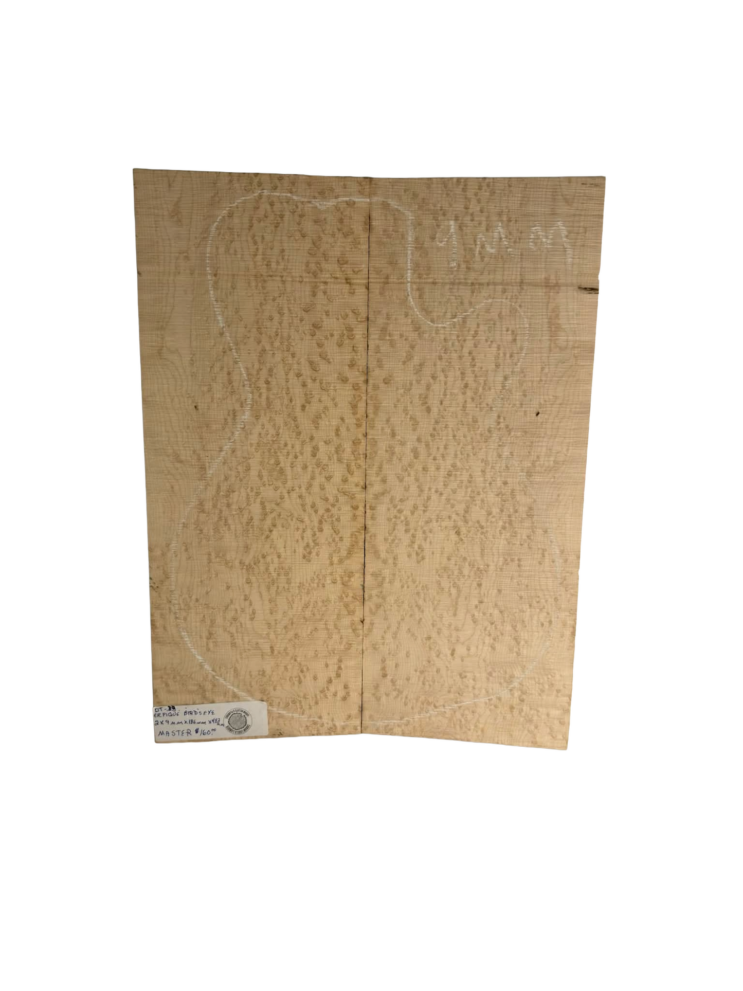 Drop top en érable piqué non sablé pour guitare électrique (#DT-37)