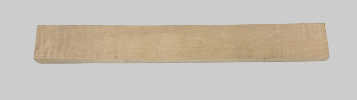 Slightly Curly Maple Neck Blank