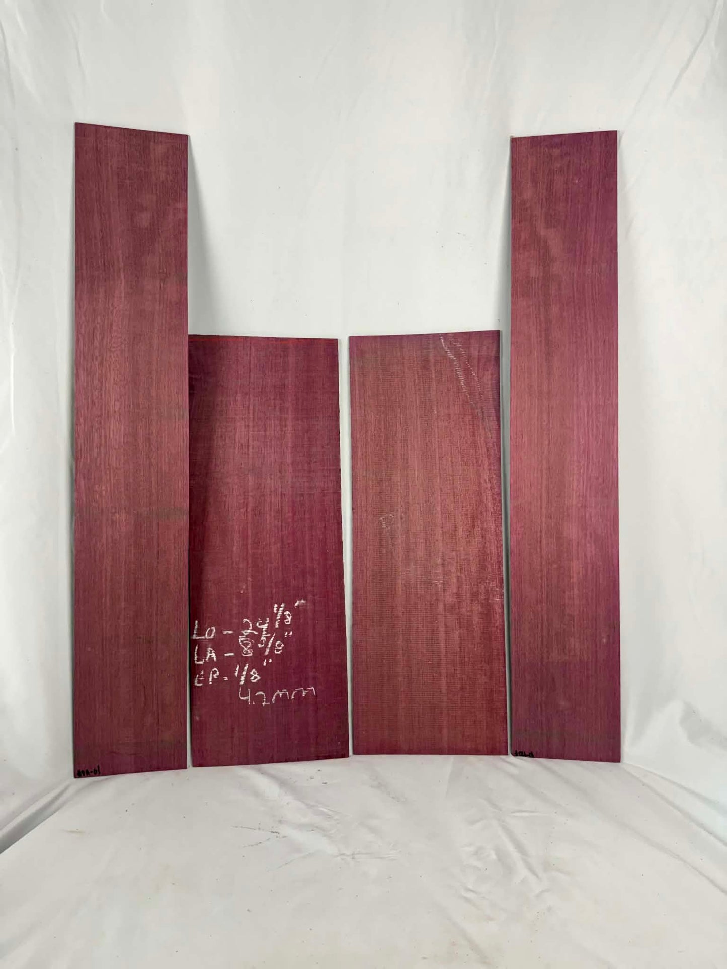 purpleheart back and sides