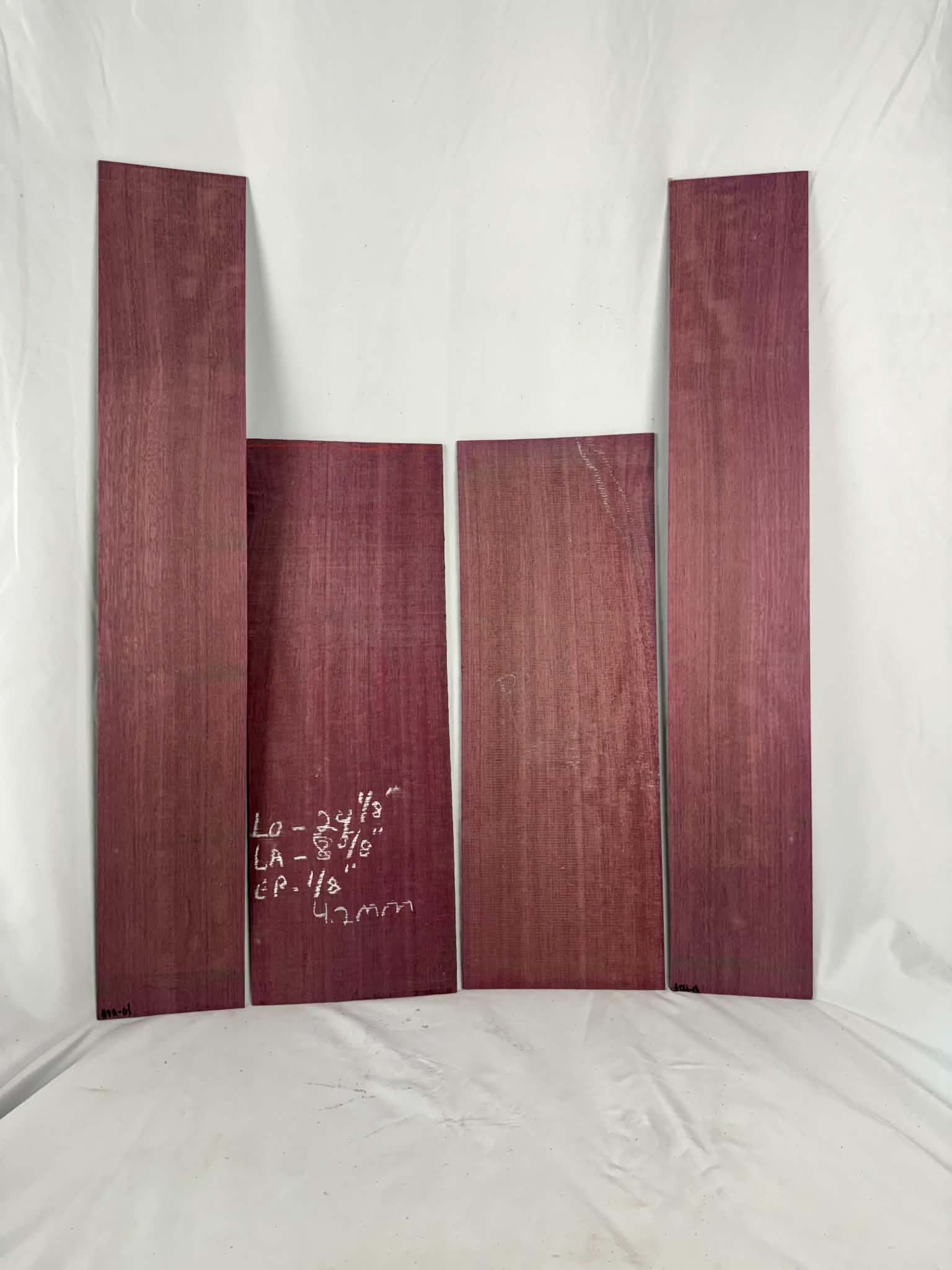 purpleheart back and sides