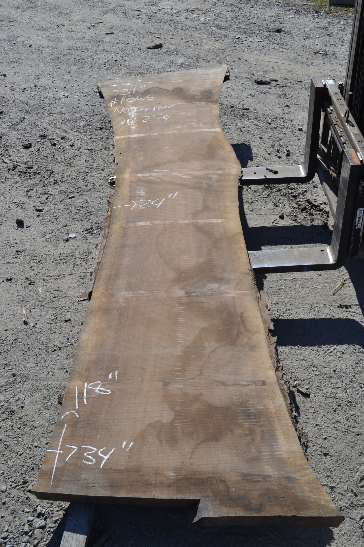 Black Walnut Slab Kiln dried (#1065)