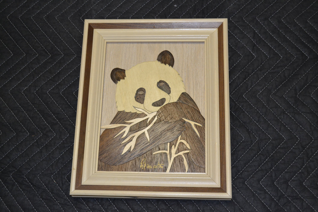 Cadre Panda artistique en bois (cad-08 et cad-09)