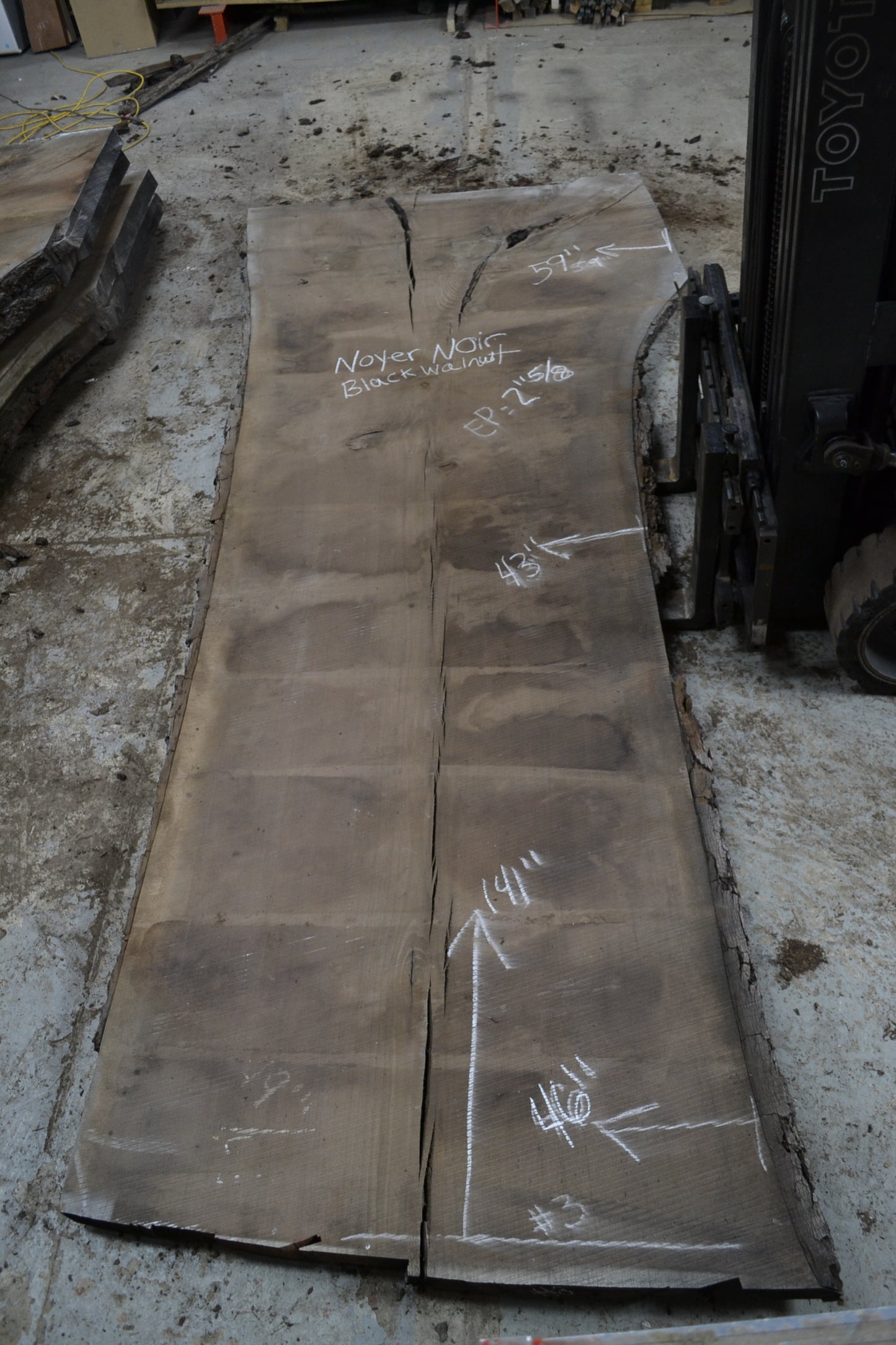 Black Walnut Slab (#900324)