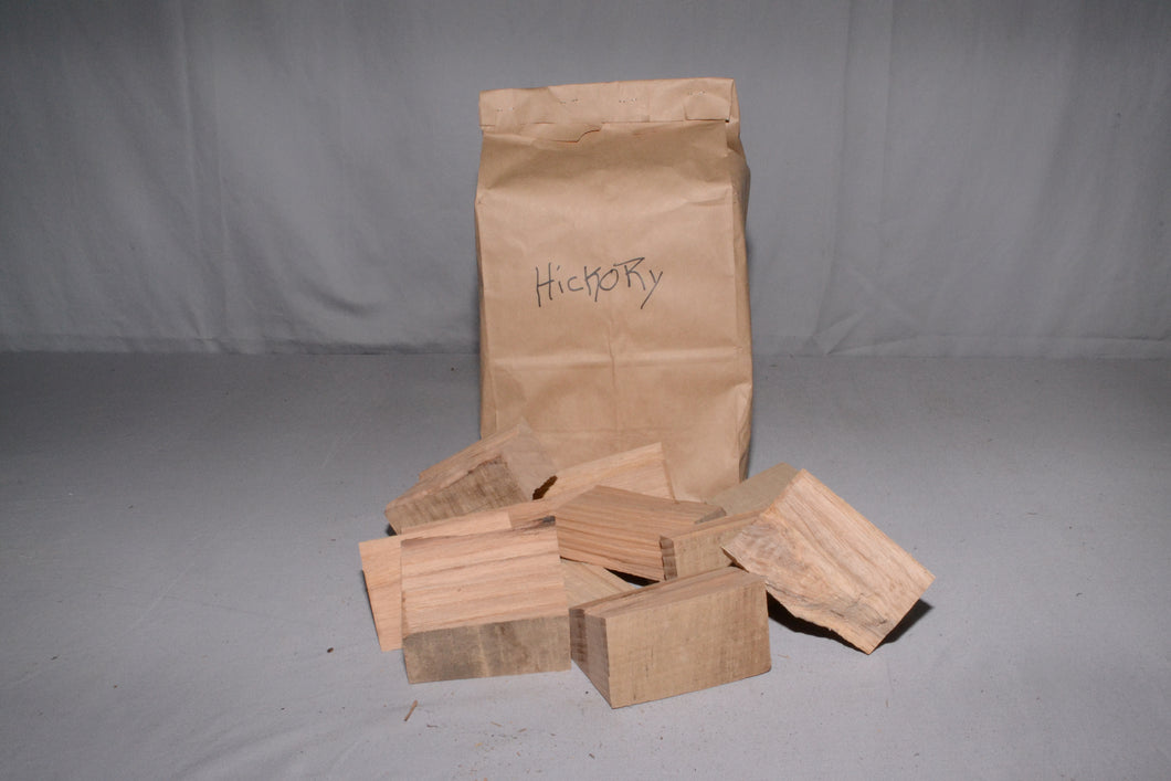 Hickory wood chunks 4lbs bags