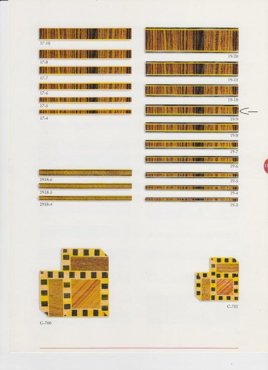 Incrustation modèle#:19.9-G